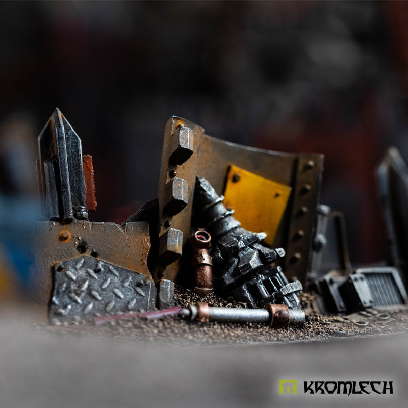 KROMLECH Orc Scrap Barricades (5)