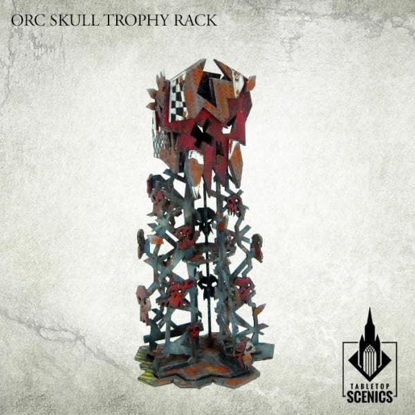 TABLETOP SCENICS Orc Skull Trophy Rack