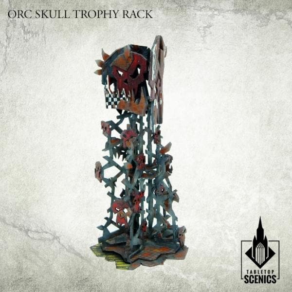 TABLETOP SCENICS Orc Skull Trophy Rack