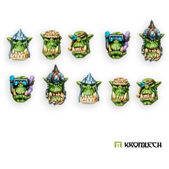 KROMLECH Orc Storm Riderz Heads