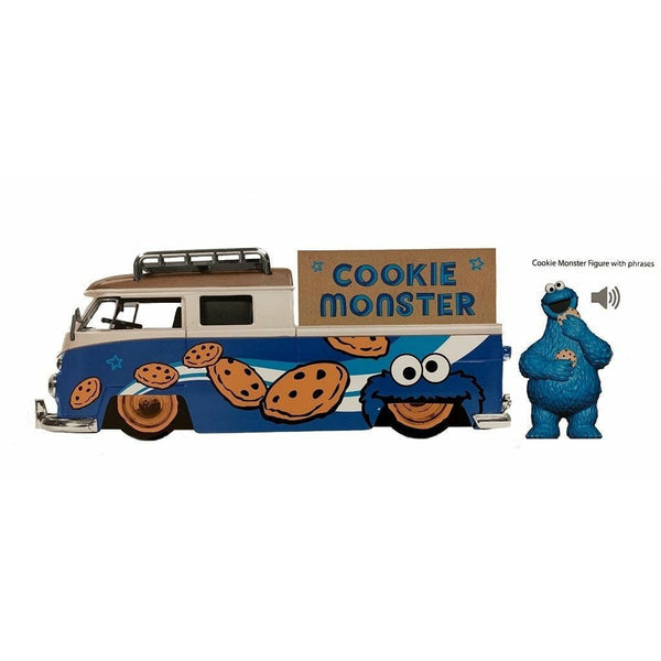 JADA 1/24 1963 VW Bus with Cookie Monster