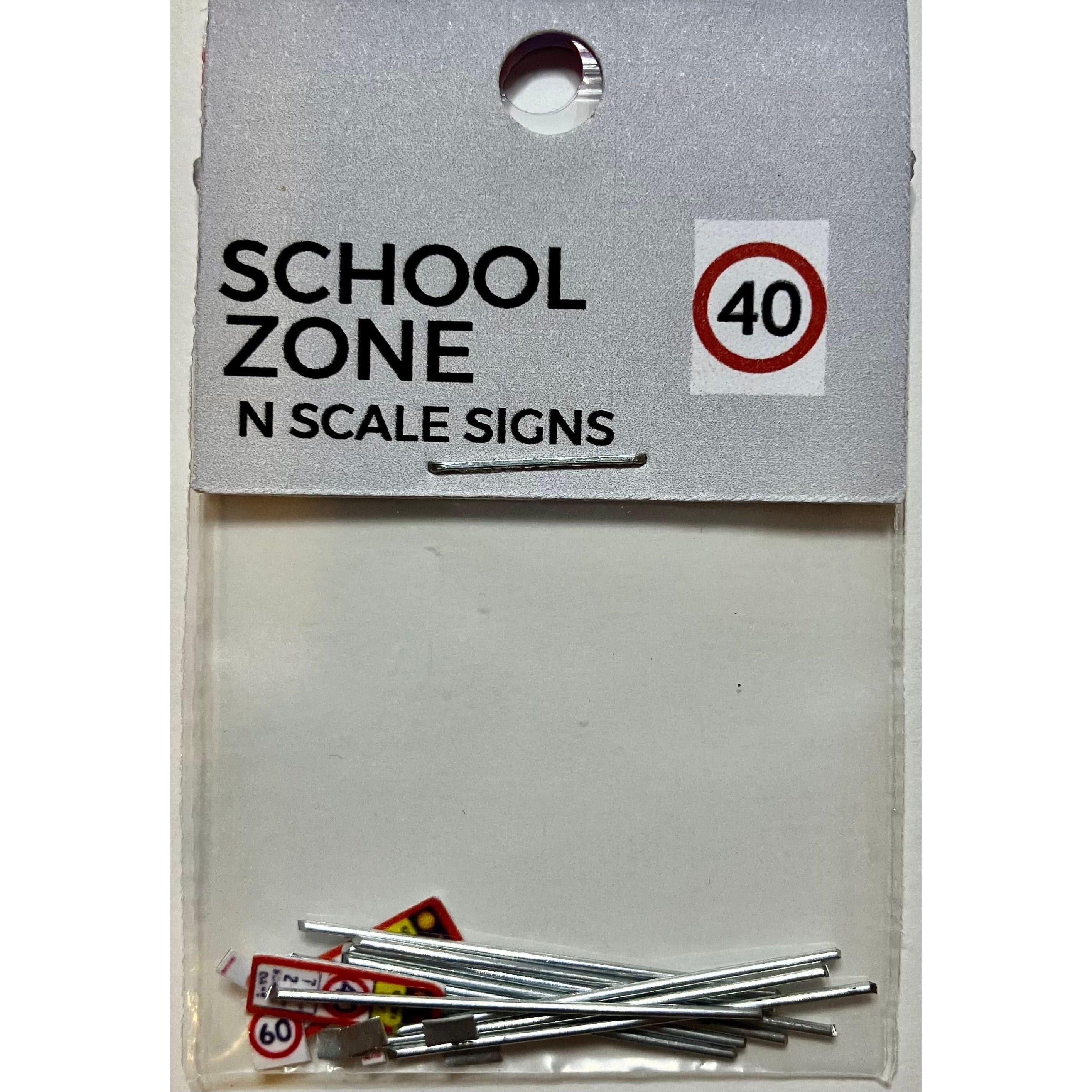 THE TRAIN GIRL School Zone Pack - N Scale