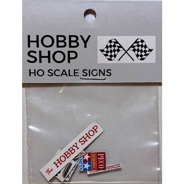 THE TRAIN GIRL Aussie Advertising "Hobby Shop" 6pk - HO Scale