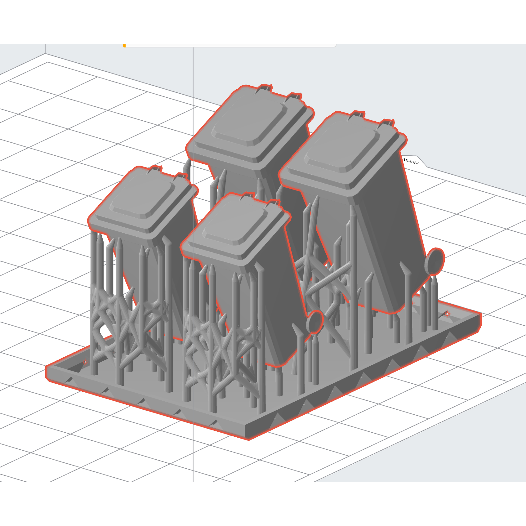 HWS Generic 'Wheelie Bins' 140L & 240L 1/35 Scale