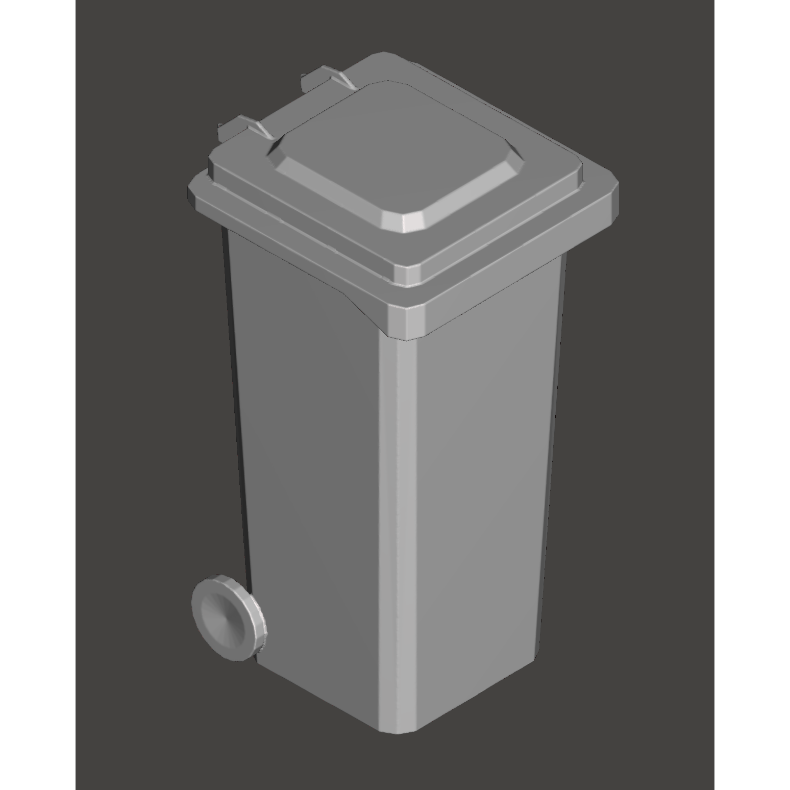 HWS Generic 'Wheelie Bins' 140L & 240L - 4 each (1/87)