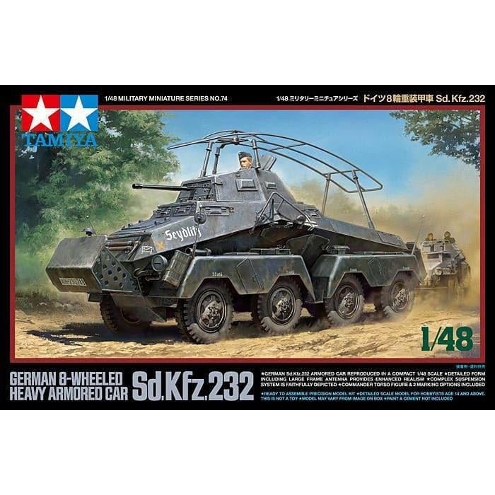 TAMIYA 1/48 German 8-Wheeled Heavy Armored Car Sd.Kfz.232