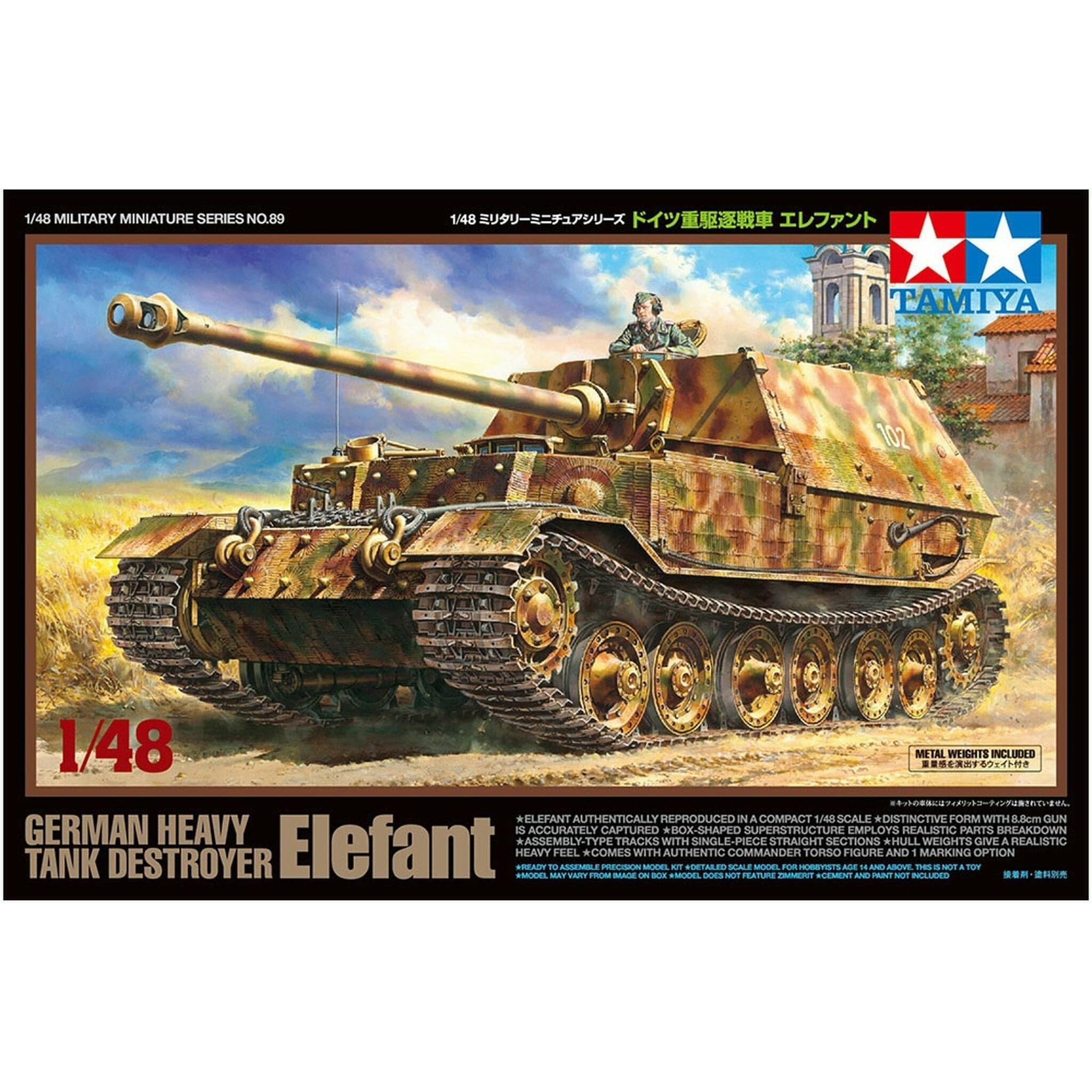 TAMIYA 1/48 German Heavy Tank Destroyer Elefant