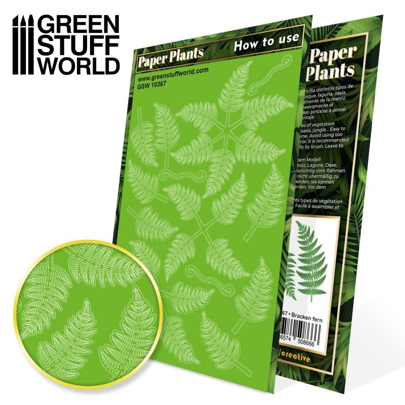 GREEN STUFF WORLD Paper Plants - Bracken Fern