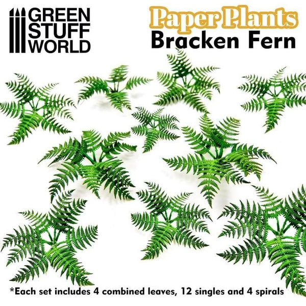 GREEN STUFF WORLD Paper Plants - Bracken Fern