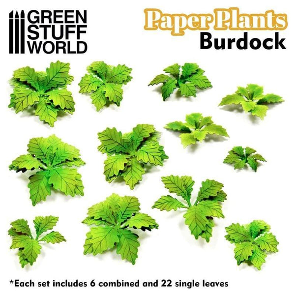 GREEN STUFF WORLD Paper Plants - Burdock