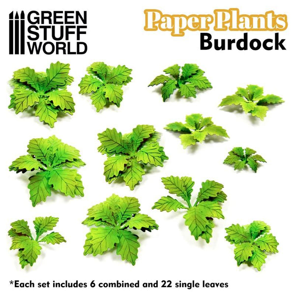 GREEN STUFF WORLD Paper Plants - Burdock