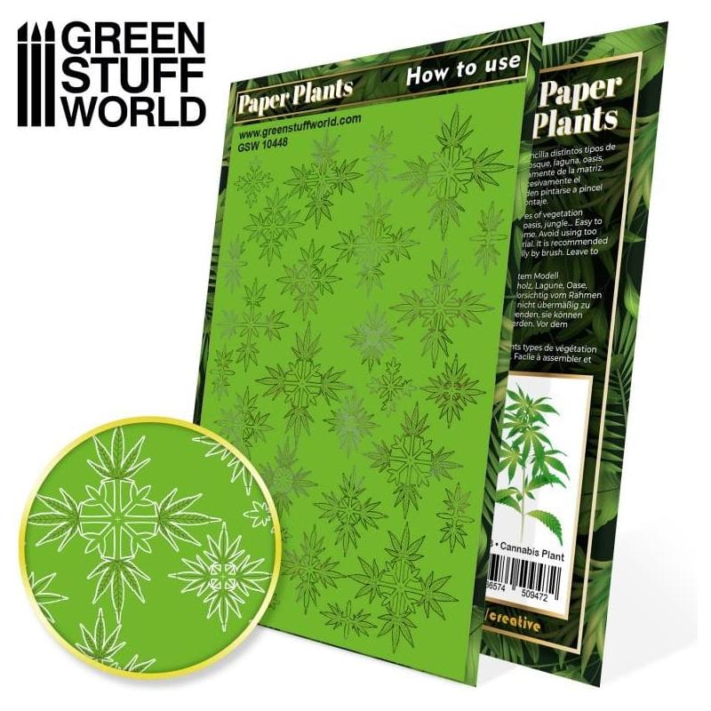 GREEN STUFF WORLD Paper Plants - Cannabis