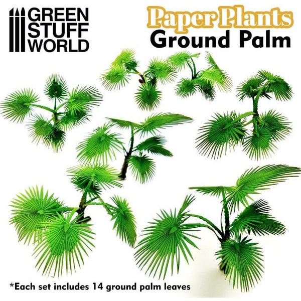 GREEN STUFF WORLD Paper Plants - Ground Palm