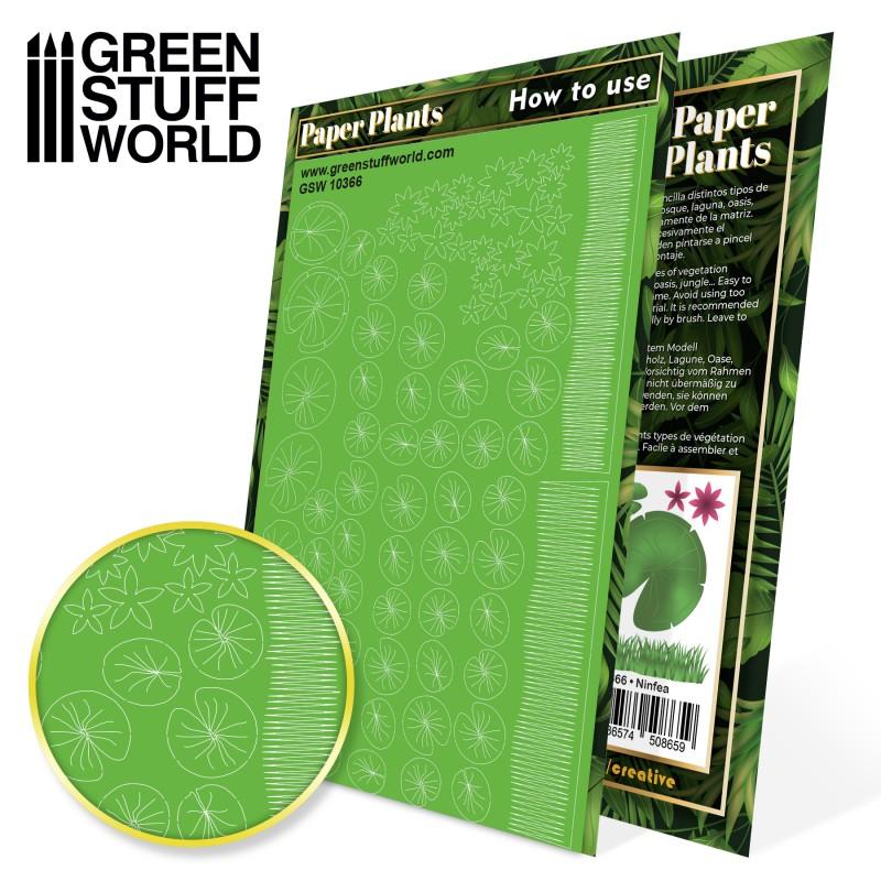 GREEN STUFF WORLD Paper Plants - Lily Pads