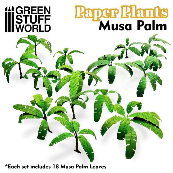 GREEN STUFF WORLD Paper Plants - Musa Trees
