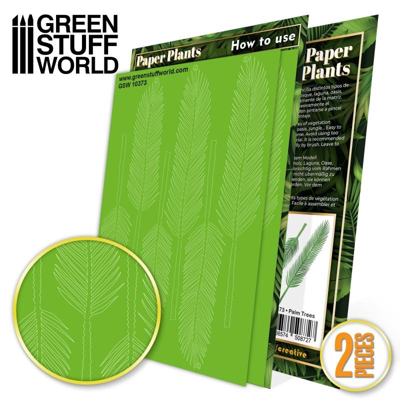 GREEN STUFF WORLD Paper Plants - Palm Trees