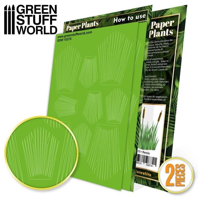 GREEN STUFF WORLD Paper Plants - Reeds