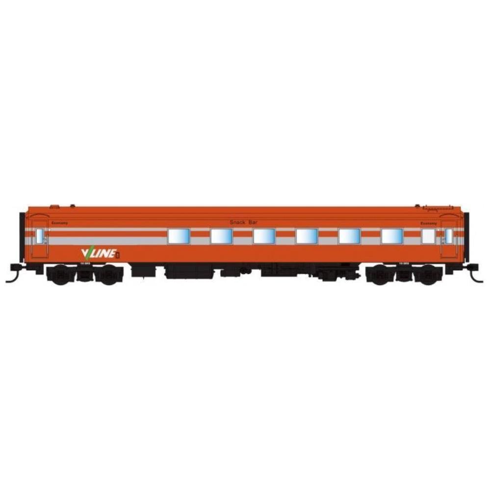 POWERLINE HO Victorian 'S' Carriage V/Line 10BRS Tangerine and Silver Ribbon Livery