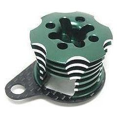 3RACING Speed Control Engine Heatsink for Mini Inferno Green Woven