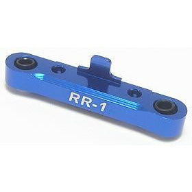3RACING Rear Suspension Holder (1 Degree) For Mini Inferno Blue