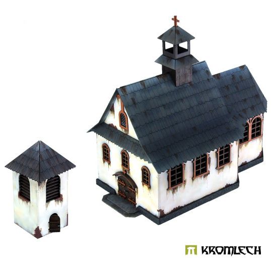 TABLETOP SCENICS Poland 1939 Church with Bell Tower