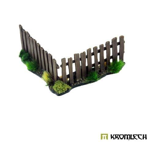 TABLETOP SCENICS Poland 1939 Wooden Fence - Gates, Gateway and Corner Fences