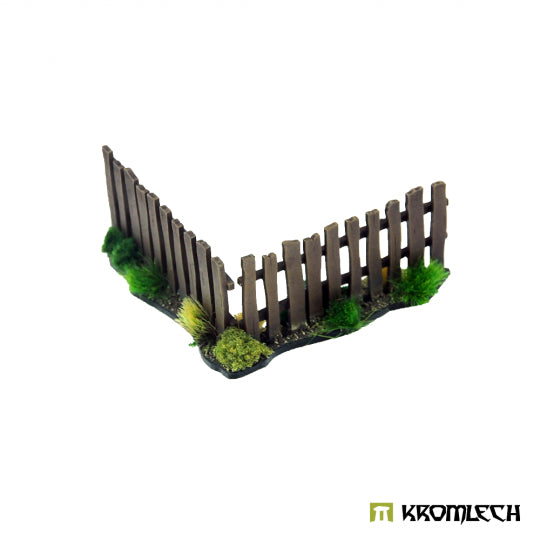 TABLETOP SCENICS Poland 1939 Wooden Fence - Gates, Gateway and Corner Fences