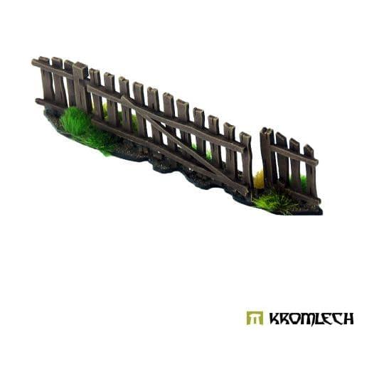 TABLETOP SCENICS Poland 1939 Wooden Fence - Gates, Gateway and Corner Fences