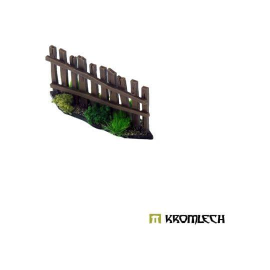 TABLETOP SCENICS Poland 1939 Wooden Fence - Gates, Gateway and Corner Fences