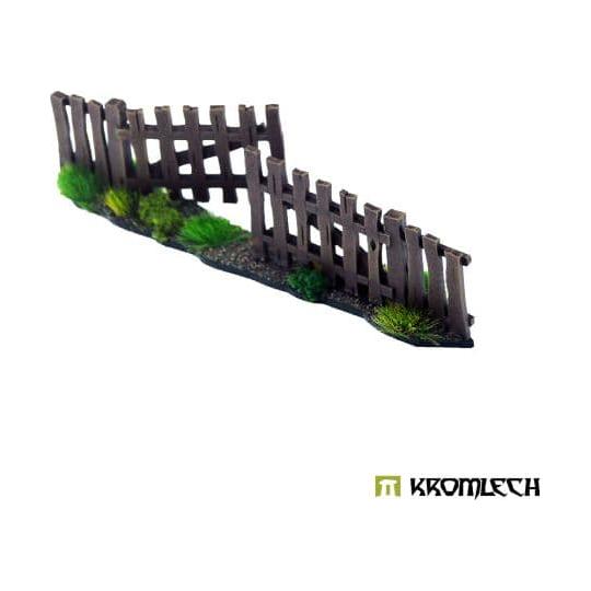 TABLETOP SCENICS Poland 1939 Wooden Fence - Gates, Gateway and Corner Fences