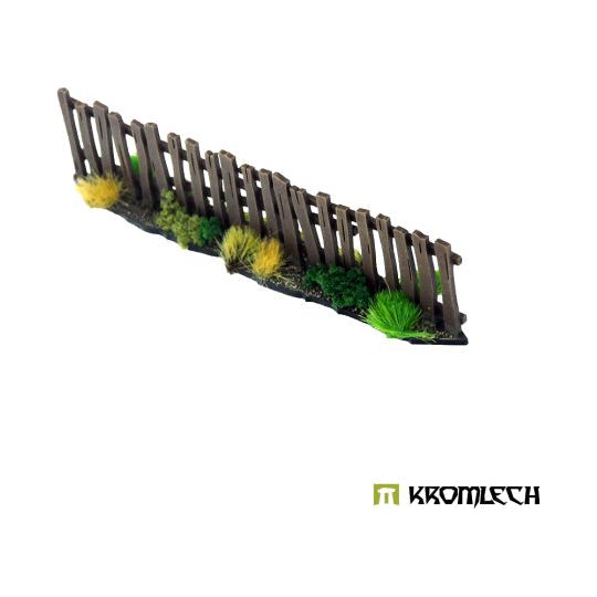 TABLETOP SCENICS Poland 1939 Wooden Fence - Straight Sections