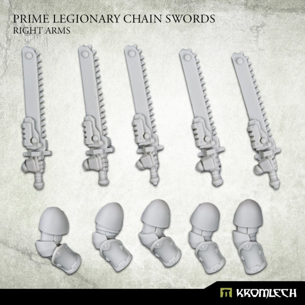 KROMLECH Prime Legionaries CCW Arms: Chain Swords [Right] (5)
