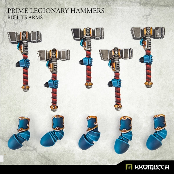 KROMLECH Prime Legionaries CCW Arms: Hammers [Right] (5)