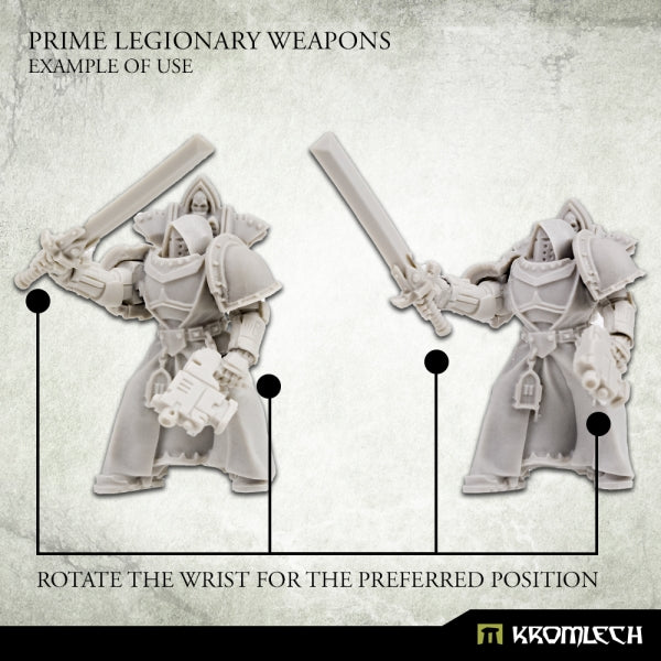 KROMLECH Prime Legionaries CCW Arms: Hammers [Right] (5)