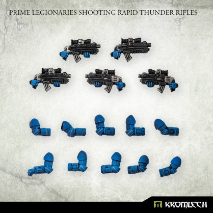 KROMLECH Prime Legionaries Shooting Rapid Thunder Rifles (5