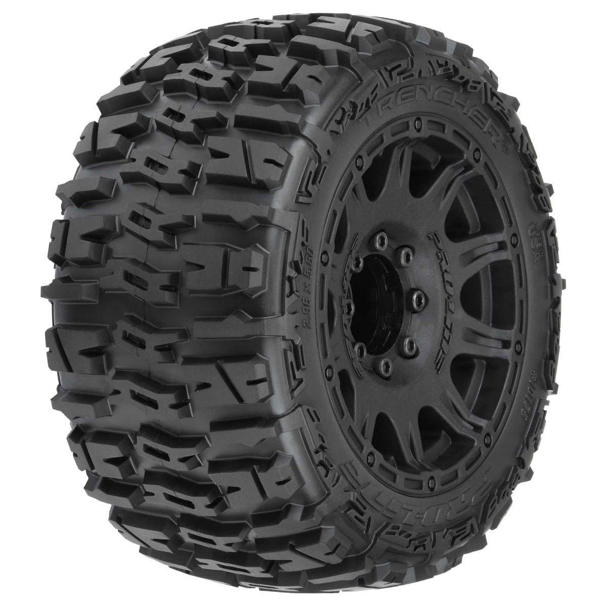 PROLINE Trencher LP 3.8in Tyres Mounted on Raid 8x32 Wheels