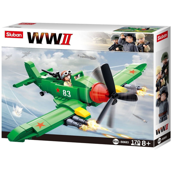 SLUBAN WWII Plane Ilyushin 2 170pcs