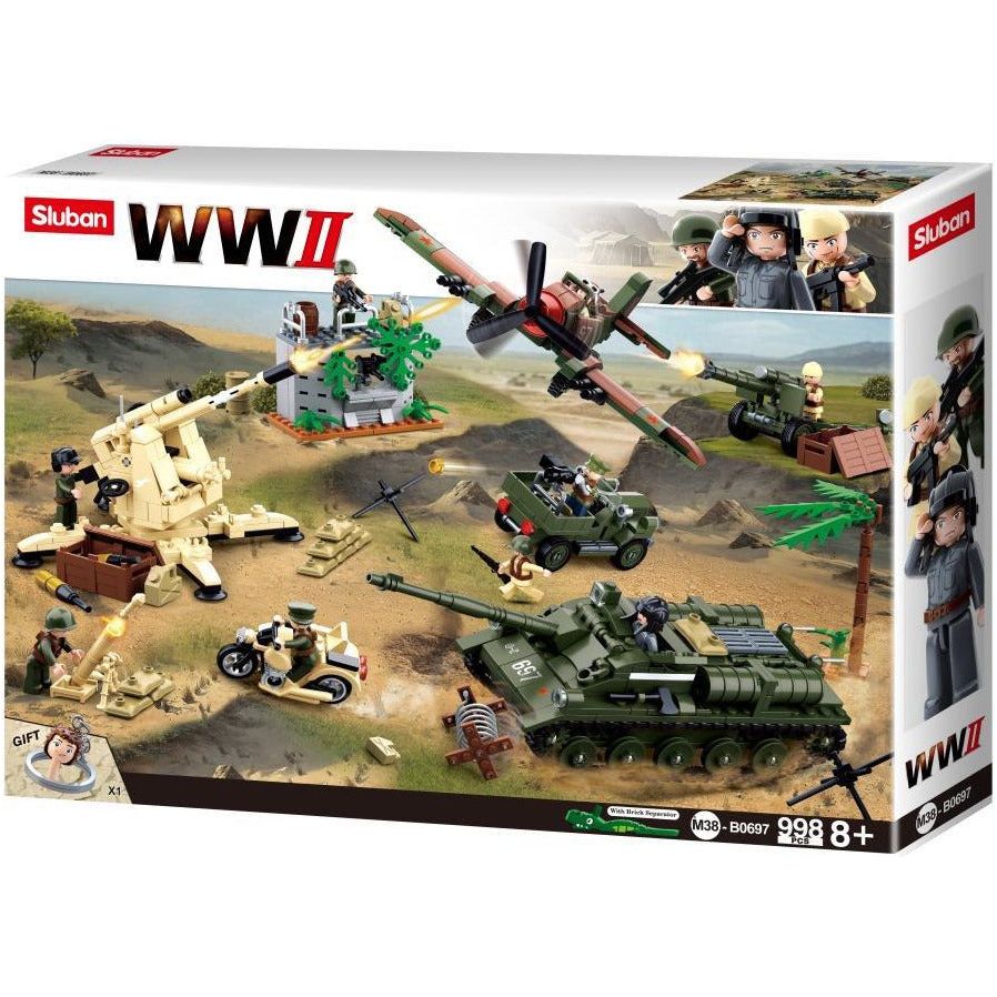 SLUBAN WWII Battle of Kursk 998pcs