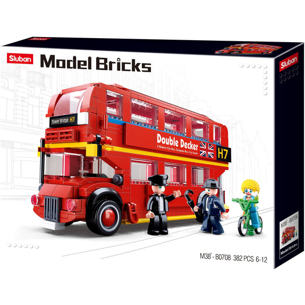 SLUBAN Model Bricks London Bus 394pcs