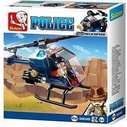 SLUBAN Police Helicopter 87pcs