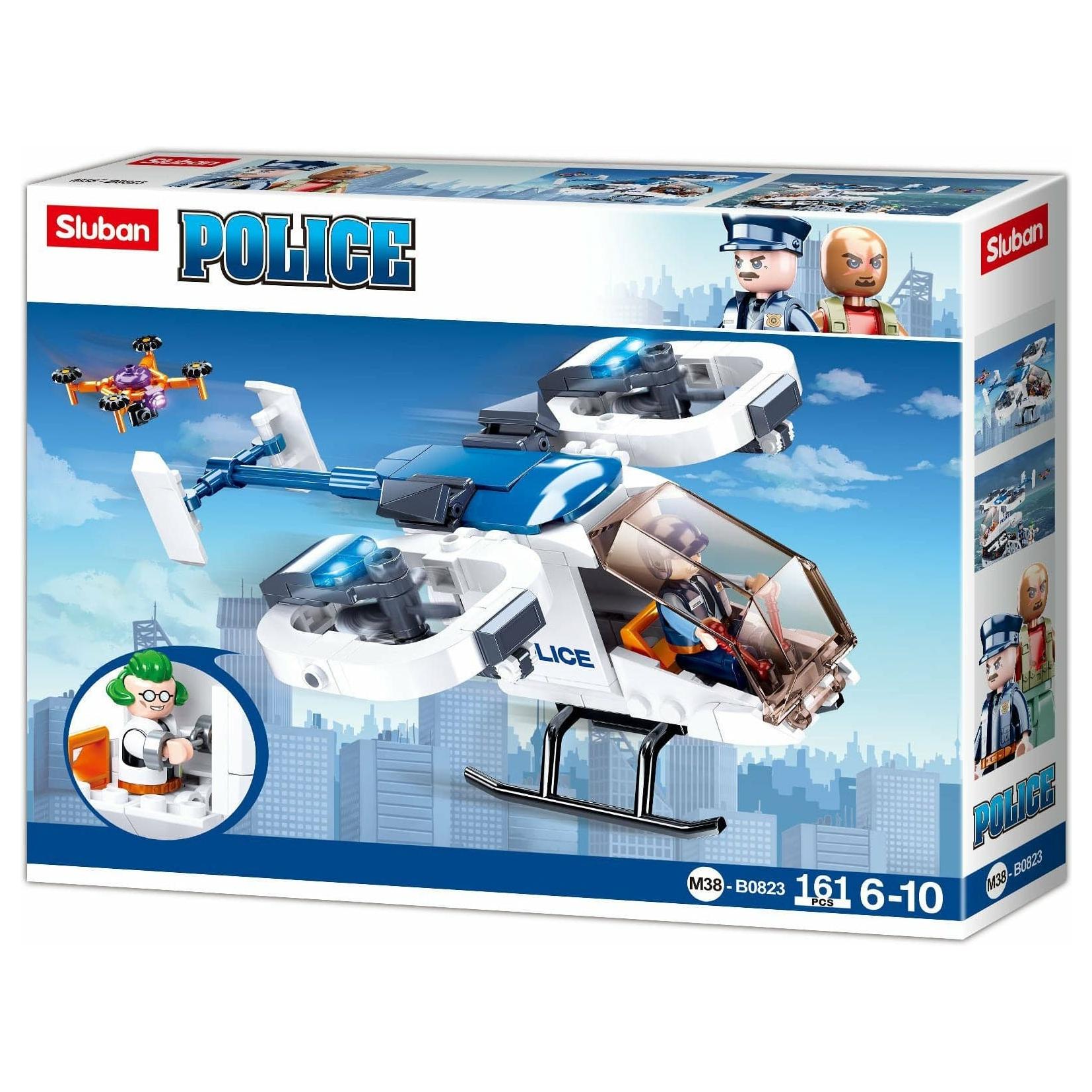 SLUBAN Police Helicopter 161pcs