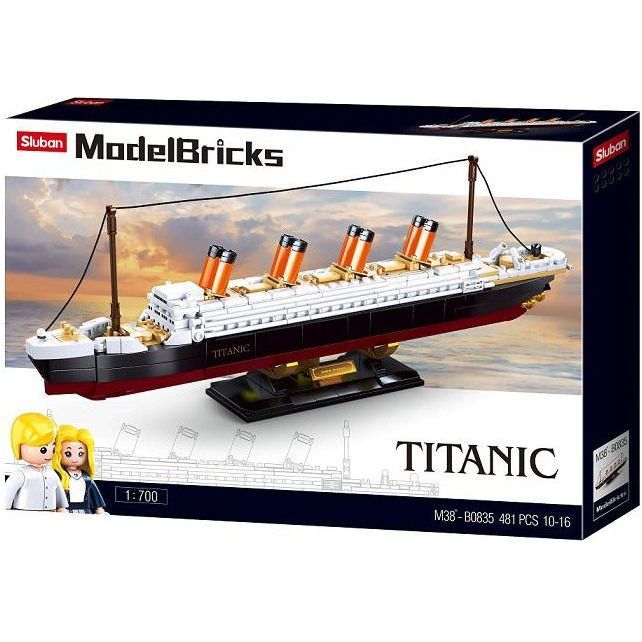 SLUBAN Model Bricks Titanic 1/700 Scale 481pcs