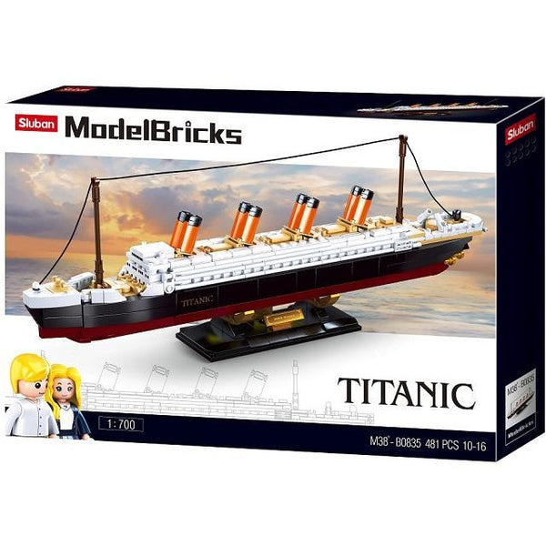 SLUBAN Model Bricks Titanic 1/700 Scale 481pcs