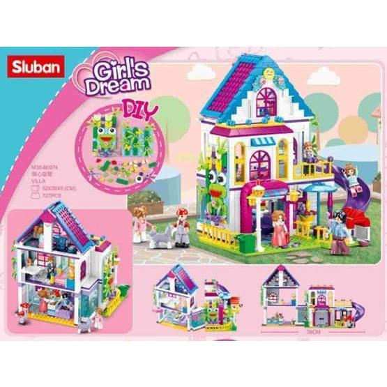 SLUBAN Girl's Dream Villa 727pcs