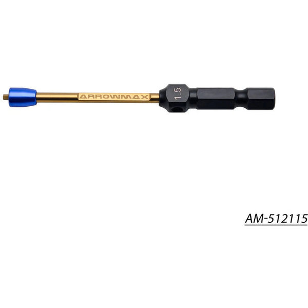 ARROWMAX Allen Wrench 1.5 x 80MM Power Tip Only V2