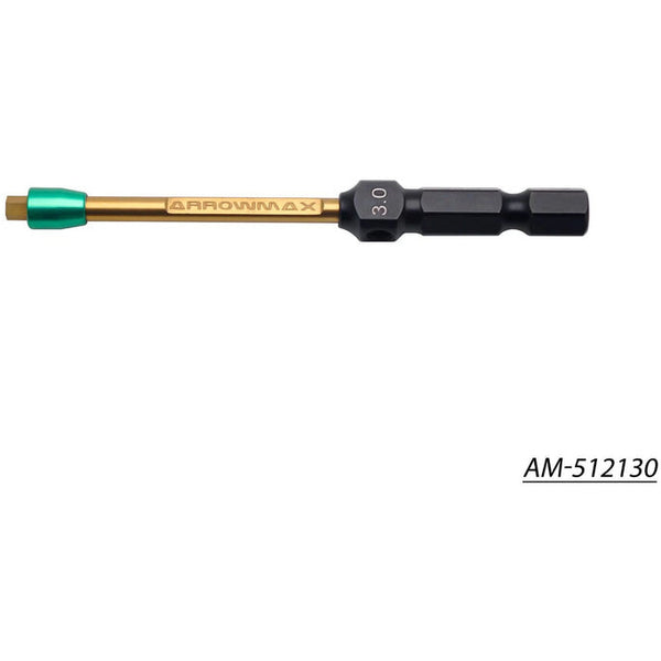 ARROWMAX Allen Wrench 3.0 x 80mm Power Tip Only V2