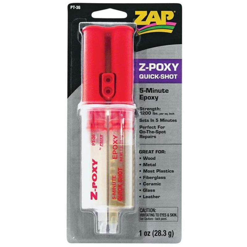 ZAP Z-Poxy Syringe 5min. 1oz