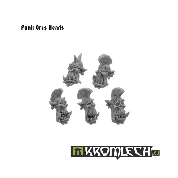 KROMLECH Punk Orcs Heads (10)