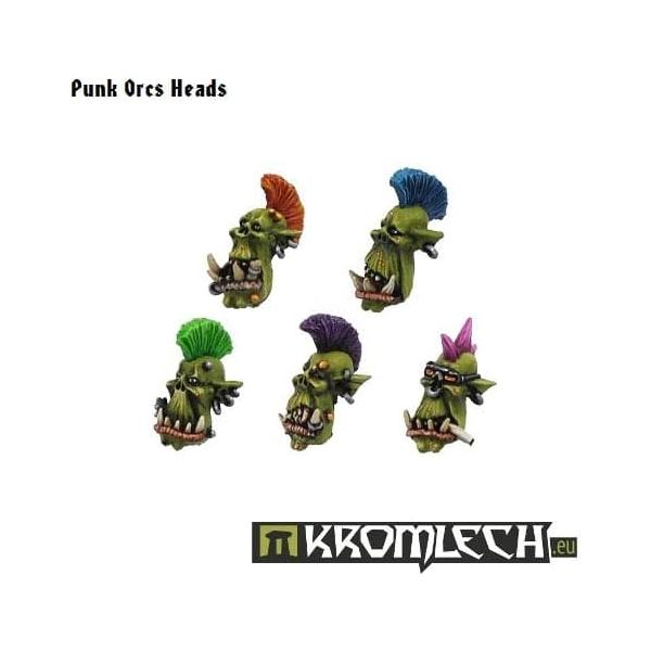 KROMLECH Punk Orcs Heads (10)