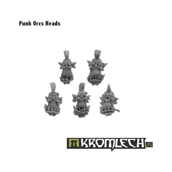 KROMLECH Punk Orcs Heads (10)